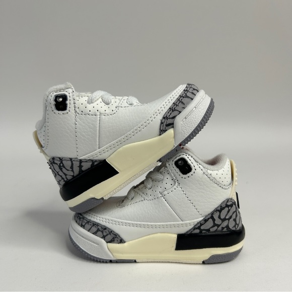 Nike Air Jordan 3 Retro TD “White Cement Reimagined” 2023 - Picture 3 of 5